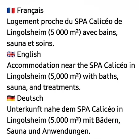 Daire Min Hisele, Ma Petite Maison Lingolsheim